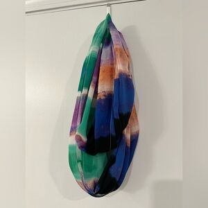 Calvin Klein chiffon infinity scarf